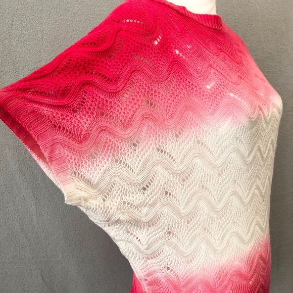 Love Culture Pink Knitted Short Sleeve Top Women’s M/L - Picture 3 of 12